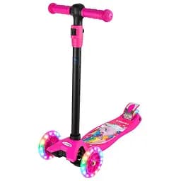 Самокат триколісний складаний ScooTer Pink 0072R