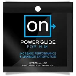 Пробник стимулирующего геля Sensuva - ON Power Glide For Him (3 мл) для супер эрекции