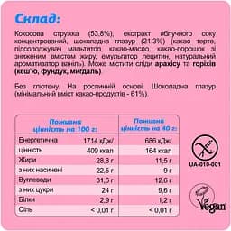 Батончик Fizi Guilty Pleasure Double Coco у шоколадній глазурі 40 г - мініатюра 3
