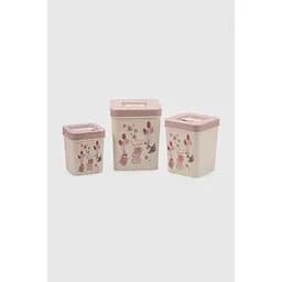 Набор контейнеров 3шт Bee Home VC-443 Пудровый (2000990531742A)