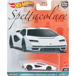 Коллекционная модель машинки Hot Wheels Car Culture Lamborghini Countach LPI 800-4 белая (FPY86/HKC40)