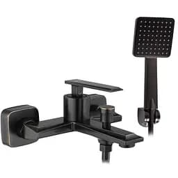 Смеситель для ванны Rea Romano настенный Old Black REA-B9903 Черный матовый