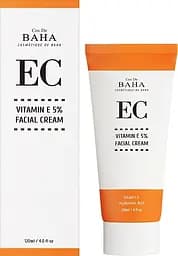 Крем для обличчя з вітаміном Е 5% Cos De BAHA Vitamin E 5% Facial Cream 120 мл - мініатюра 2