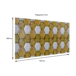 Декоративна ПВХ панель 960х480х4мм SW-00001790 - мініатюра 3