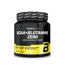 Амінокислота BCAA BioTech BCAA+Glutamine Zero, 480 грам - Апельсин