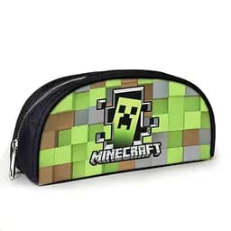 Пенал школьный Minecraft Крипер 23х10х8 см с принтом для мальчика (02829)