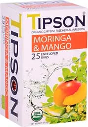 Чай травяной Tipson Моринга с ароматом манго, 37,5 г (773025)