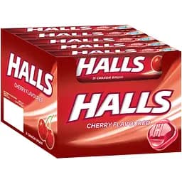 Упаковка льодяників Halls Вишня 25.2 г x 20 шт.