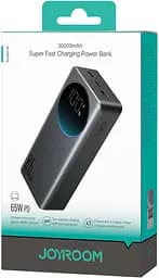 Універсальна мобільна батарея Joyroom 30000mAh 65W PD,QC3.0 USB-A 2xUSB-C In/Out Black (JR-PBF05) - мініатюра 2