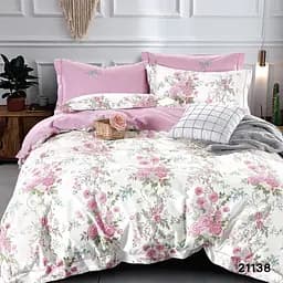 Комплект постільної білизни Viluta сімейний ранфорс 21138 100% бавовна