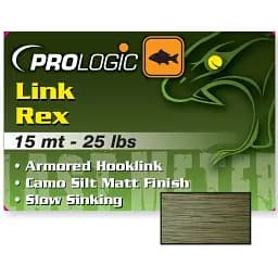 Повідковий матеріал Prologic Link Rex 15 м 50 lbs Ca мo Silt