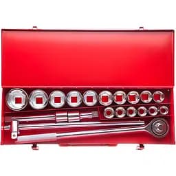 Набор торцевых головок с трещоткой Intertool ET-6024 20 шт. [98727]