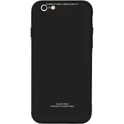 Чохол-накладка Toto Pure Glass Case Apple iPhone 6/6s Black