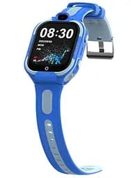 Дитячий смарт годинник Lemfo DF99 з AMOLED дисплеєм, до 5–7 днів роботи, GPS трекером, 4G SIM-картою та кнопкою SOS Синій - мініатюра 4