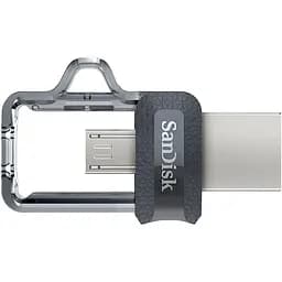 USB флеш-накопичувач SanDisk Ultra Dual 64GB USB-A + microUSB 3.0 OTG (SDDD3-064G-G46) [64719] - мініатюра 6