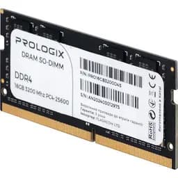 Модуль пам'яті для ноутбука SoDIMM DDR4 16GB 3200 MHz Prologix (PRO16GB3200D4S) - мініатюра 3