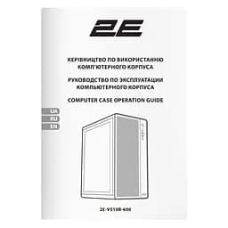 2E Gaming Корпус Credo Plus V510B без БЖ, 1xUSB3.0, 1х USB 2.0, 1xUSB Type-C, 4x120мм ARGB, VGA 310мм, TG Side Panel, ATX, чорний - мініатюра 9
