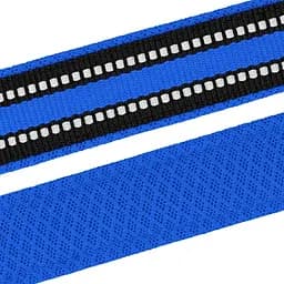 Нашийник для собак BronzeDog Mesh, розмір М, 30-40х2 см, синій - мініатюра 4