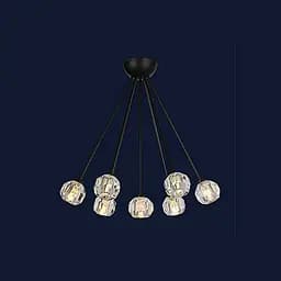 Люстра молекула Levistella 756PR9565-7 BK
