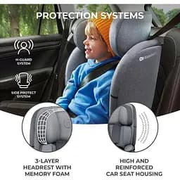 Автокрісло Kinderkraft Oneto3 i-Size Cool Grey KCONE300GRY0000 (00-00305211) - мініатюра 14