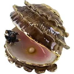 Перлина порцелянова коричнева 8,5х6х6 см