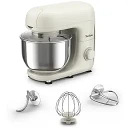 Міксер планетарний Tefal Bake Essential 800 Вт насадки-3, чаша-нерж., метал, 4.8л, білий