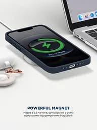 Силиконовый чехол с MagSafe для Apple iPhone 16e/17e, ICON2 MagCase, синий, противоударный, панель с мягкой подкладкой, защита всего корпуса, поддержка беспроводной зарядки, совместим с защитными стеклами и пленками, ArmorStandart (ARM83968) - мініатюра 8