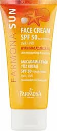 Крем для обличчя Farmona Sun з олією макадамії SPF 50 50 мл - мініатюра 3