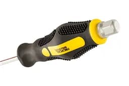 Викрутка ударна шліцева плоска Mastertool SL6 x 150мм HEX 49-6615 - мініатюра 6