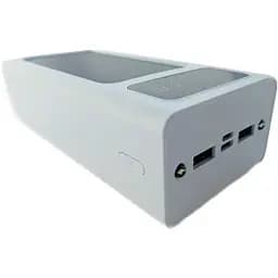 Павербанк Solar Power Bank 4 в 1 із сонячною панеллю, екраном, ліхтариком 50000 mAh White (11223) - мініатюра 2