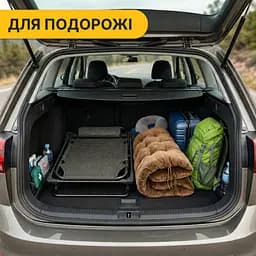 Розкладне крісло ліжко з оксамитовим матрацом LEOBRO Brown (LB-FCB-G4-BRN) - мініатюра 4