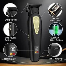 Професійний набір для стрижки волосся Zesuti Wireless Barber Clipper - мініатюра 3