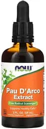 Натуральна добавка NOW Pau D'Arco Extract, 59 мл