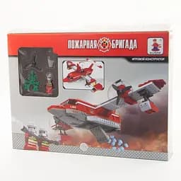 Конструктор Ausini 21703 Пожарные - Пожарный самолет 405 элементов