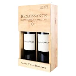 Набір вина Chateau Les Religieuses Renaissance, 2012&2015, червоне, сухе, 12,5%, 0,75 л - мініатюра 2