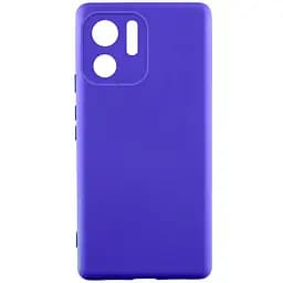 Чохол TPU GETMAN Liquid Silk Full Camera для Motorola Edge 40 Синій / Iris