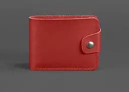 Кожаный портмоне 4.3 красный