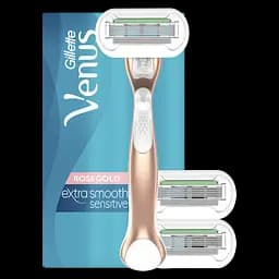 Жіноча бритва Gillette Venus Extra Smooth Sensitive Rosegold з 3 змінними касетами