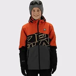 Куртка детская Rehall Jonny Junior 2026 140 Серый-Оранжевый