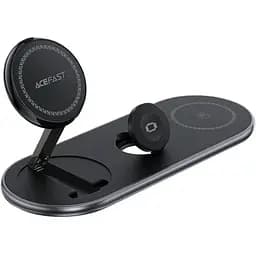 БЗП Acefast E19 Qi2 desktop 3-in-1 Black