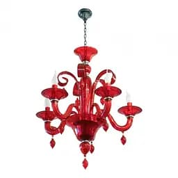 Люстра подвесная Brille свеча E14 60W Red (BL-021S/6)