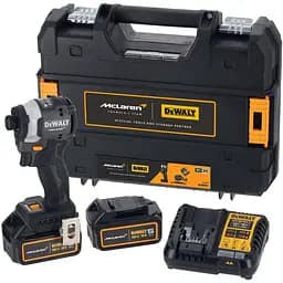 DeWALT Шурупокрут-дриль ударний аккумуляторний DeWALT McLaren F1 TEAM LIMITED EDITION 18В 2х5А·рік 205Нм 1000-2800-3250об/хв кейс ЗП 1.0кг