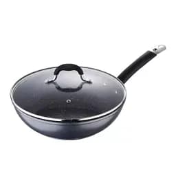 Вок з кришкою MasterPro Home edition, 28 см (BGMP-3289-BK)