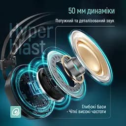 Гарнітура СolorWay Hyperblast RGB Black (CW-HPG05BK) - мініатюра 3