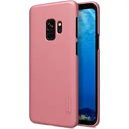 Чохол-накладка Nillkin Super Frosted Shield Samsung Galaxy S9 G960 Rose Gold - мініатюра 7