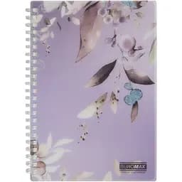 Зошит для записів Buromax Lilac Arabeski А5 80 аркушів сливовий (BM.2587-48)