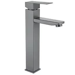 Змішувач для умивальника Mixxus KUB-001-High graphite MI6094 Графіт