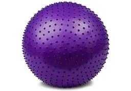 Мяч для фитнеса EasyFit 65 см фиолетовый (фитбол массажный) (EF-3015-V)