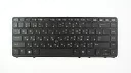 Клавіатура для ноутбука HP (EliteBook: 840, 850) rus, black, підсвічування клавіш, з джойстиком - мініатюра 2