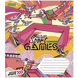 Набір зошитів 1 Вересня Sport Games A5 в клітинку 36 листів 15 шт. - мініатюра 4